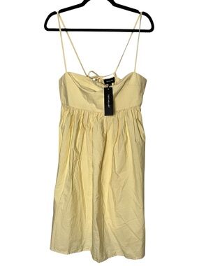 Toit Volant ASTERIA DRESS Butter Yellow XL NWT